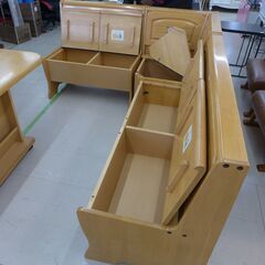 中古 全国家具工業連合会 ゴム材 コーナダイニング４点セット   公田店の画像