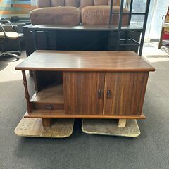 店頭引き渡し 中古 家具調金庫 レトロ 金庫 解錠確認済みの画像