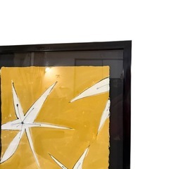 【真作】額装済 SATO ASAMI サトウアサミ ジクレー 版画 星花の画像