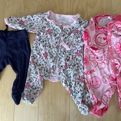 新生児　ベビー服　肌着　17枚セット　まとめ売り　女の子の画像