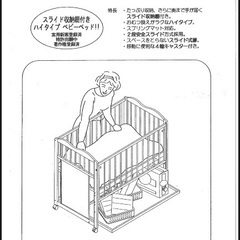 ベビーベッドの画像