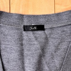 事務服　FOLK カーディガン　グレーの画像
