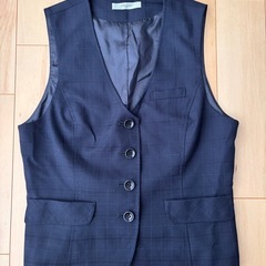 事務服　Lサイズ　ネイビーの画像