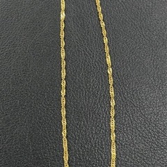 K18 スクリュー　ネックレス 約44.5cm 5.0gの画像