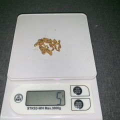 K18 スクリュー　ネックレス 約44.5cm 5.0gの画像