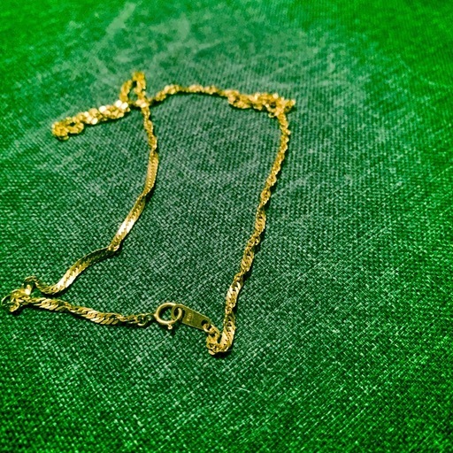 K18 スクリュー　ネックレス 約44.5cm 5.0g