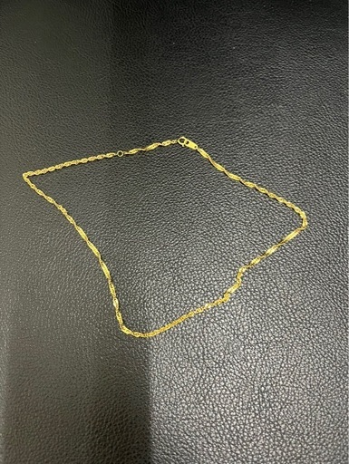 K18 スクリュー　ネックレス 約44.5cm 5.0g