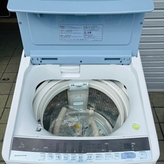 直接引き取り3,800円引き⭐︎大阪府下又は近郊は配送設置込み🉑 日立 ビートウォッシュ 7.0kg 全自動洗濯機 BW-V70C◇2019年製/YMJ113-17の画像