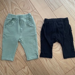 80サイズ 冬用パンツセットの画像