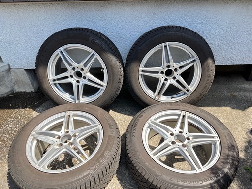 メルセデスベンツGLC 溝あり 2023年製造スタッドレス4本セット