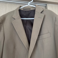 GU Mサイズ　テーラードジャケット　メンズ　ベージュの画像