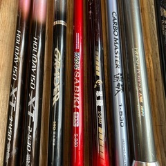Daiwa、シマノなど釣竿6本の画像