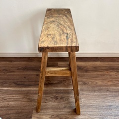 美品ANTRY Rustic Wood スツールの画像