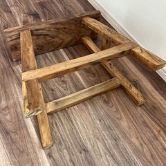 美品ANTRY Rustic Wood スツールの画像