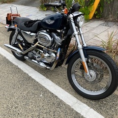 スポーツスター2003年式　xlh883 リジスポ　純正　低走行　実動の画像