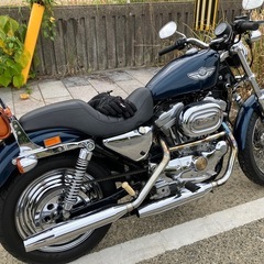 スポーツスター2003年式　xlh883 リジスポ　純正　低走行　実動の画像