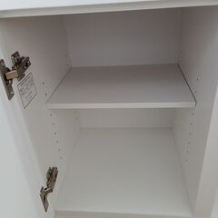 ★リユースのサカイ水戸店★ NITORI レンジ台 ホワイト H115×D40×W80 クリーニング済み MT6289の画像