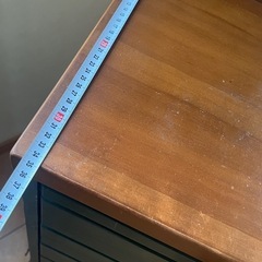 5段棚 チェスト 深緑 ダークグリーン 収納 
ビンテージ 木製 引き出し の画像