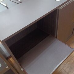 ★リユースのサカイ水戸店★ NITORI レンジ台 ダークブラウン H89×D39.5×W89.5 クリーニング済み MT6290の画像