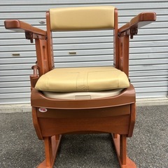 アロン化成　ポータブルトイレ　介護用品　家具調トイレセレクトR　の画像