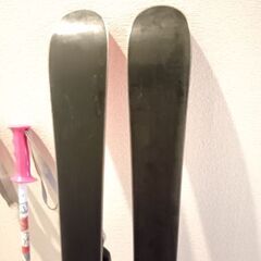 スキー板　ビンディング　ストック　セットの画像