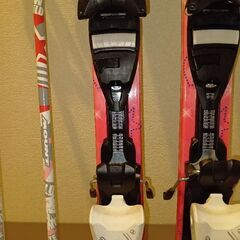 スキー板　ビンディング　ストック　セットの画像