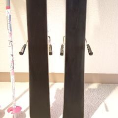 スキー板　ビンディング　ストック　セットの画像