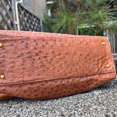 オーストリッチ？？小型ボストンバッグの画像