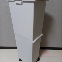 スチールラック　ゴミ箱の画像