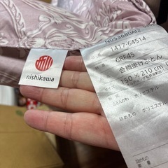 シングル上掛け布団•敷布団セット（ピンク）の画像