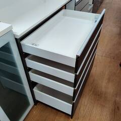 【愛品倶楽部柏店】NITORI ニトリ 2枚スライド扉キッチンボード レジューム120KB 幅120cmの画像