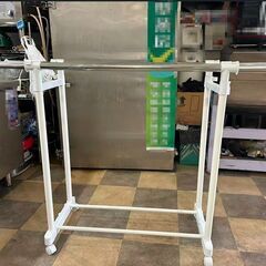 室内物干し　物干し　机+折りたたみイス　セットの画像