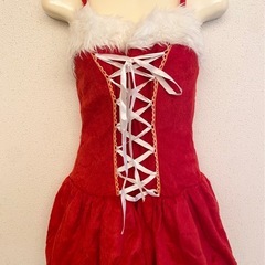 1回着用 サンタガール 2点セット サンタコス クリスマス サンタクロース コスプレの画像