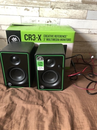 MACKIE CR3-X モニタースピーカー スピーカーケーブル付属