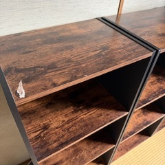 3段カラーボックスばつ×3台の画像