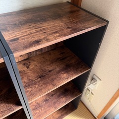 3段カラーボックスばつ×3台の画像