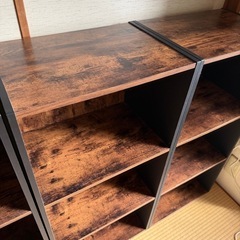 3段カラーボックスばつ×3台の画像