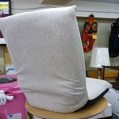 ☆DCM 座いす 幅400mm 奥行540mm 高さ470mm 座面高70mm 座椅子 ベージュ コンパクトサイズ 札幌市 豊平区 平岸店の画像