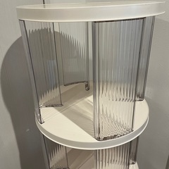 360°回転アクリル本棚の画像