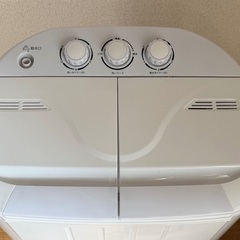 2層式の小型洗濯機（洗濯槽3.6kg/脱水槽2kg）の画像