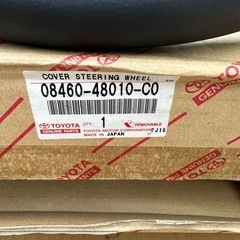 ステアリング　
トヨタ　純正　本革巻きの画像
