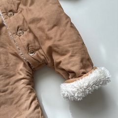 【美品】GAP コーデュロイ＆ボア カバーオール コーデセット70cmの画像