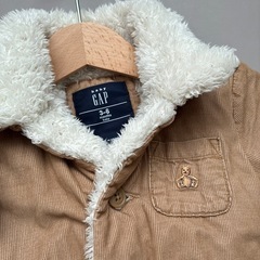 【美品】GAP コーデュロイ＆ボア カバーオール コーデセット70cmの画像
