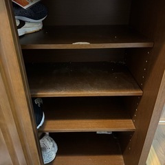 取引決定　下駄箱シューズボックス木製の画像