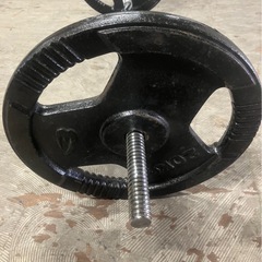 J617⭐️商談中　バーベル　20キロプレート２枚　EZカールバー付き　の画像