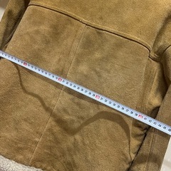 MUY BIEN ビンテージ ボアジャケット ムートン アウター キャメル L の画像