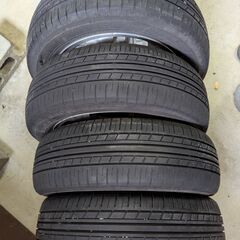 165/60R14(YOKOHAMA ECOS) 『★スズキ純正アルミホイール』 ✕ 4本の画像