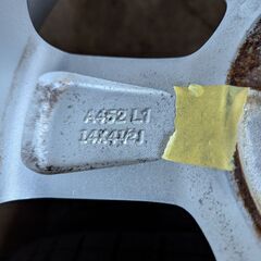 165/60R14(YOKOHAMA ECOS) 『★スズキ純正アルミホイール』 ✕ 4本の画像