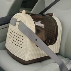 未使用品　リッチェル　ラタンキャリーの画像