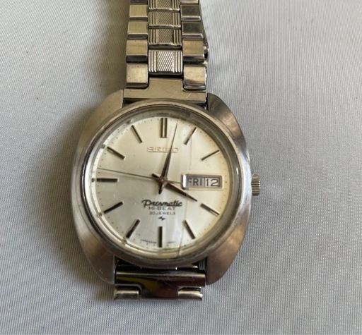 値下げ❗️SEIKO Presmatic HI-BEAT 30JEWELSの自動巻き腕時計です。